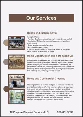 All Purpose Disposal Services