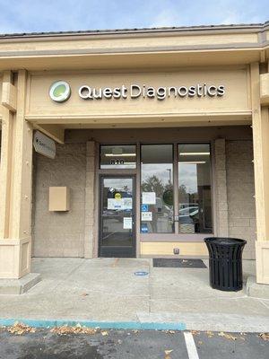 Outside of office next to Sport Clips