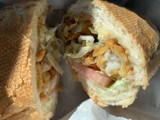 Catfish poboy