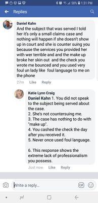 Process Server Daniel Kahn