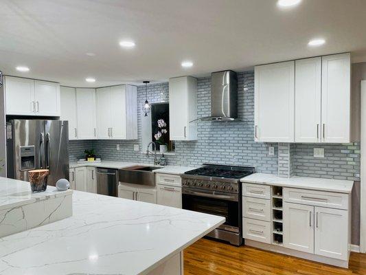 VITA Emerald White Kitchen