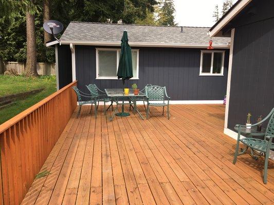 Back deck