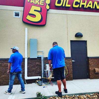 We're we got the job done!