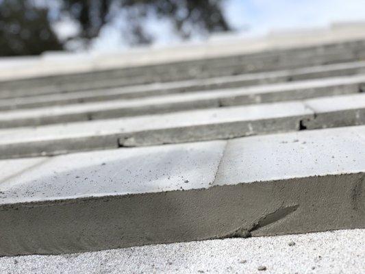 Close up- Prior to sweep