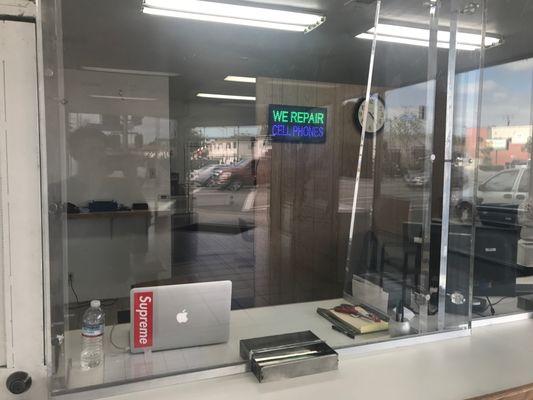 They share the location with a check cashing.