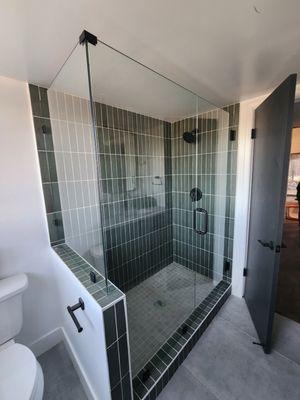 Custom Frameless Shower Doors: Our signature offering, providing a sleek, minimalist look that maximizes light and openness. These are custo