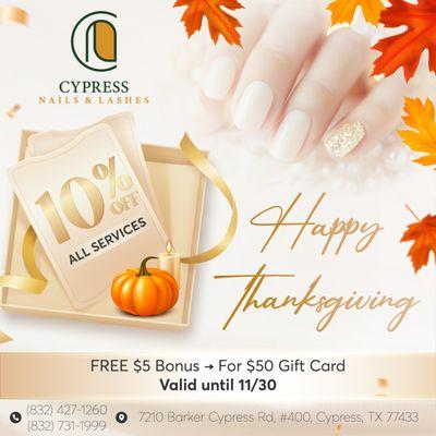 & !
Treat yourself this holiday season with a little