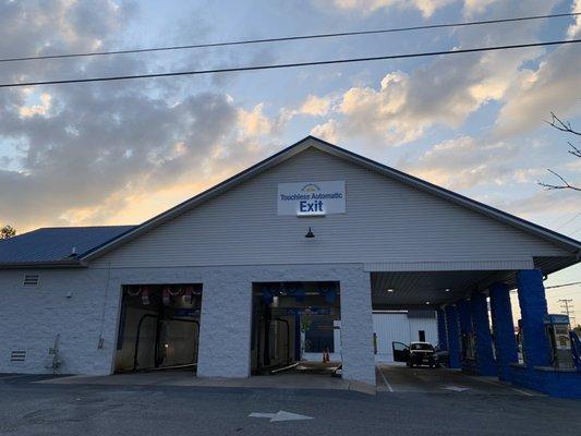 Sonshine car wash two (2) tunnel exits