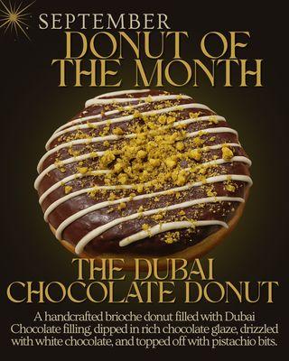 Dubai Chocolate Donut
Customer Favorite! Must Have