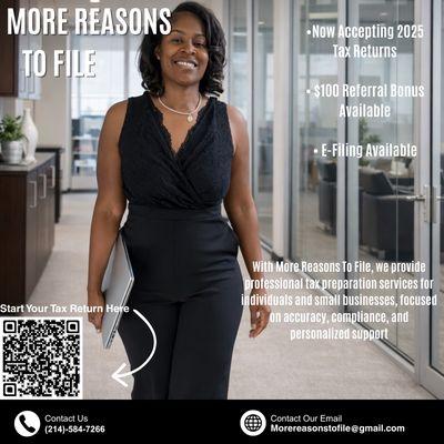 more reasons to file tax company