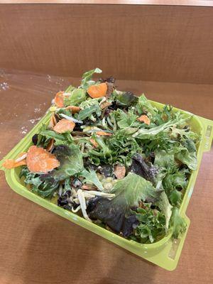 My go to salad with honey mustard dressinf