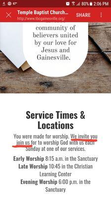 Temple Baptist Church