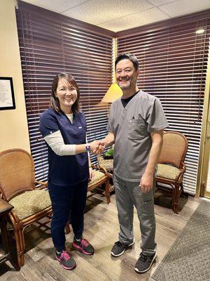 Drs. Miya and Watanabe