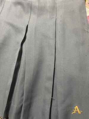 One month of use and all the strings are ripping off. The embroidery is very low quality and the worst part is they never answer