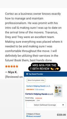 Cortez's Helping Hands