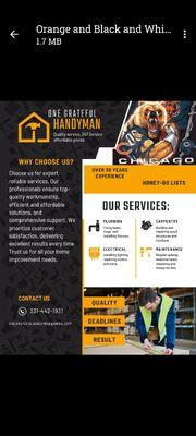 One Grateful Handyman