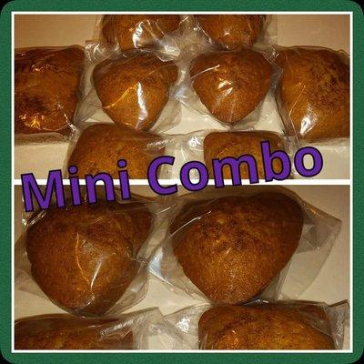 Mini combo -12 mini hearts & 16 mini loaves