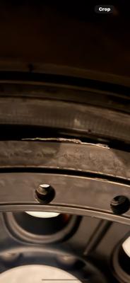 Scratch from tire irons