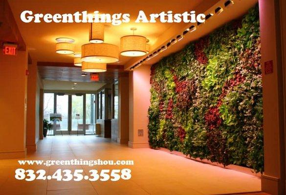 Greenthings Vertical Wall Garden; Houston Tx, USA