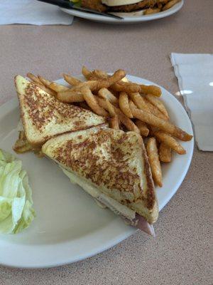 Monte Cristo and French fries