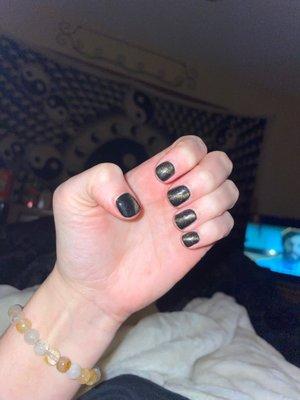 Cat eye manicure