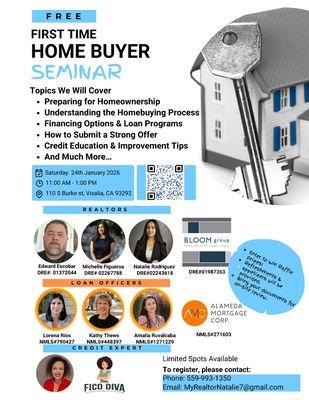 Homebuyer Seminar, Saturday, January 24, 2026
Scan the QR Code and Join us!