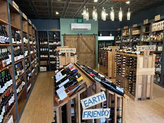 Many organic, biodynamic, sustainable and local options.