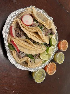 Steak tacos