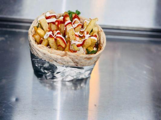 Afghan Burger & Chicken OverRice