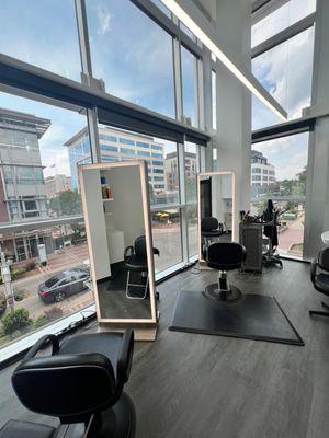 The new salon space.