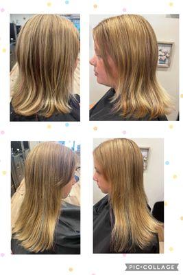 Haircuts with tinsel