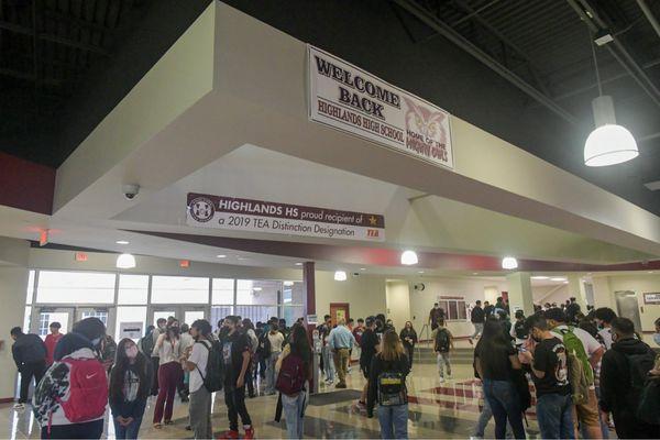 Inside of the school