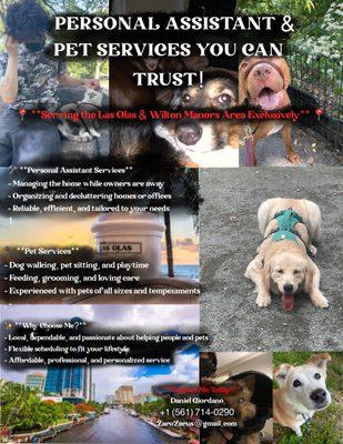 DMG Personal Assistance and Pet Services