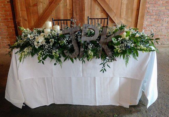 Sweetheart Table Arrangement