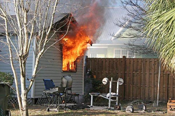 We handle Fire Damage Insurance Claims