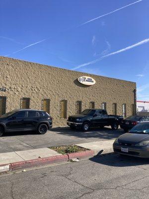 Front. Pull into driveway