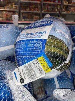Great price on turkeys