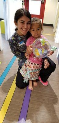 My 3 year olds first dentist appointment with an awesome dental assistant!