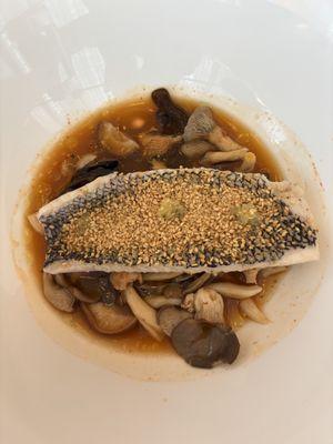 Black bass. 3/27/25. 9/10. Solid portion, tasty, gorgeous.