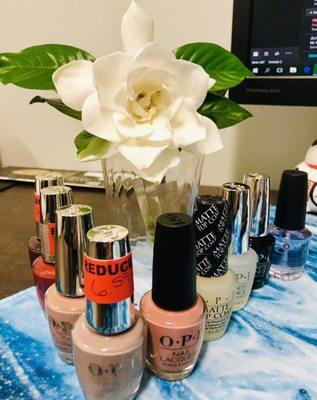 GREAT selection of OPI polish!!!