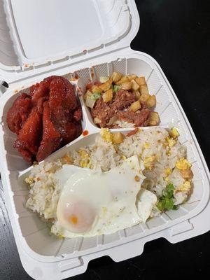 The corned beef was smaller portions than usual. $12.99 for this