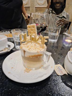 Ice box cake - fantastic. ( I brought the candle lol)