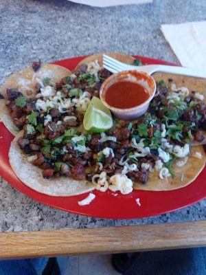 Asada tacos.