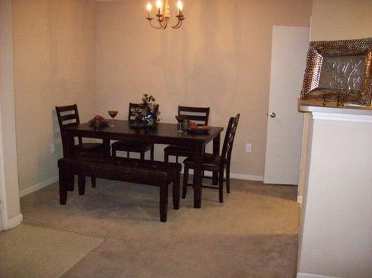 Interior view of the dining area
