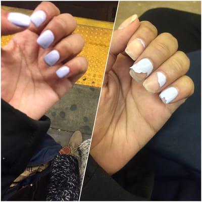 Worst gel filling ever!!!! Happened in less than 24 hrs