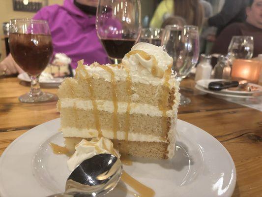 Coconut cream, pie cake! Divine!