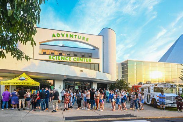 Way Late Play Dates often sell out at Adventure Science Center.