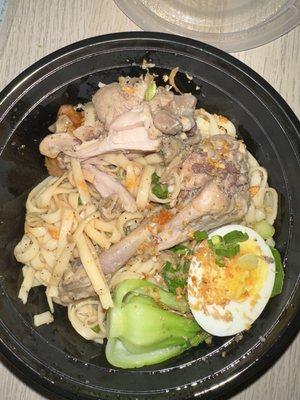 Garlic flavor noodle -chicken