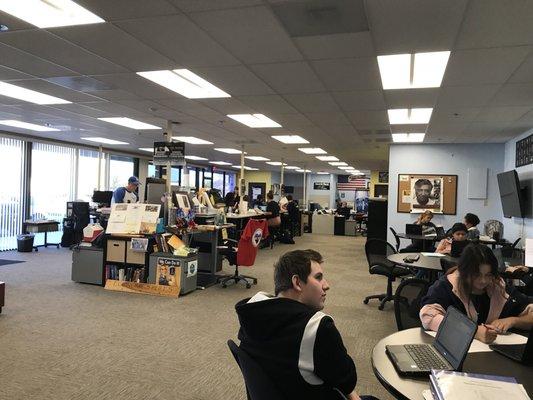 Here is a quiet Friday morning.