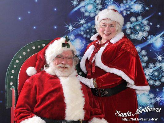 Santa and Mrs. Claus.